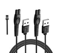 2 Pack 5V Charger Cable for Philips One Blade QP2724, QP2824, QP2734, QP2834, MG5910, MG9520, S3145, S7885, S7887, S5884, X3053, X3001, X5004, X5012, Lightweight and Convenient (1m)