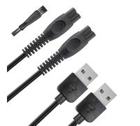 2-Pack 5V USB Charger Cord for Philips Norelco One Blade QP2724, QP2834, QP6531, QP1924, QP4631, MG5910, MG7910, MG9510, PQ888, X3001,X5006, Series 2000, 2400,3600,OneBlade Trimmer Power Chaging Cable