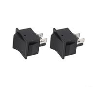 2 Pack 6-24V Kids Electric Car Throttle Switch, 10A Auto Reset Foot Pedal Control, 2/3/6 Pin Plug-in Replacement Parts for Ride On Toys(2PIN)