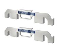 2 Pack 6-in-1 Framing Tools, Set - Fits 12/14/ 16/18/20/24 Stud Spacing - Adjustable Cast Aluminum Wood 2 Pack Framing Jig - Heavy-Duty, Rust-Resistant, Portable, Precision Carpenter Jig