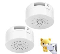 2 Pack 60-Second Voice Recorder for Ted dy, Talking Tins Voice Recorder, Recordable Voice Device for Boys Girls for Plush Toy Baby Doll Toy and Pillow, White