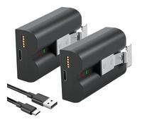 2 Pack 6040mAh V4 Replacement Battery for Ring Video Doorbell 2/3/3Plus/4, Abeden V4 Replacement Battery Compatible with Stick Up Cam Battery (2nd & 3nd Gen), Spotlight Cam and Peephole Cam