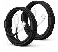 2 Pack 60W USB-C to C Fast Charging Charger Cable For iPhone 18 Pro Max 17e | For iPhone Duo 17e 17 Pro Max 17 Air 16 Pro Max 16 Plus 15 Pro Max iPad Air iPad Pro 1M Braided Cable Lead Wire USB-IF MFi