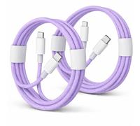 2 Pack 60W USB-C to C Fast Charging Charger Cable For Samsung A17 A16 A15