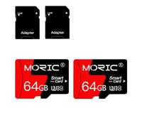 2 Pack 64GB Micro SD Card with SD Adapter High Speed Memory Card,C10 A1 Memory TF Card for Camera/Dash Cam/Smartphone/Tablet/Drone