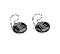 2 Pack 67mm Center Pinch Lens Cap for Canon 77D 70D 7D With EF-S 17-85mm 18-135mm Lens / Nikon D7200 D80 With 18-105mm 16-85mm Lens