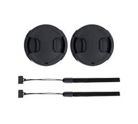 2-Pack 67mm Front Lens Cap Cover with Keeper for 67mm DSLR Mirrorless Lens | for Canon EOS R6 Mark III II RP + RF 24-105mm f/4-7.1 Kit Lens, Canon 90D 80D 70D + EF-S 18-135mm f/3.5-5.6 Kit Lens & More