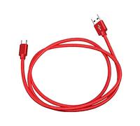 [2 Pack 6ft] USB Type C Cable Fast Charging Etguuds USB Type C Charger Cord Compatible With Type C Chaging Phone Nylon Braided 543 (Red, B)