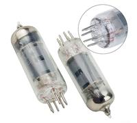 2 Pack 6K4 Vacuum Tubes for Preamp and Power DIY, Glass Electron Tube Compatible with 5654 6AK5 6AK5W 6ZH1P 6J1 6J1P 7-Pin, Replacement for WE-403A(6K4)