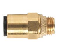 2 PACK - 6mm x 1/8" SuperThread Straight Adapter - Pneumatic Brass Coupling Set