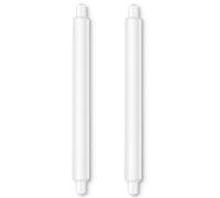 2 Pack 6W S15s LED Light Bulb 284mm, Cool White 6500K LED S15 Strip Tube Light Bulb 60W S15 Shaver Bulb Replacement, T25 Tubular Lamp for Mirror, Bathroom, Cabinet, Non-Dimmable