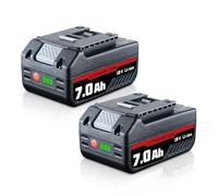2 Pack 7.0Ah Replacement for Bosch 18V Battery Compatible with Bosch Professional GBA Cordless Drills Saws and Impact Drivers BAT609G BAT618G BAT619G BAT620 BAT621