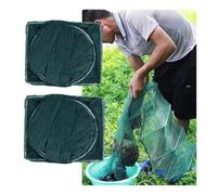 2 Pack 7.9-52.5' Long Shrimp and Crab Bait Trap, Fish Traps Fishing Cast Net, Automatically Trap Catch More Fish Easily(Long5.0m/16.4Ft)