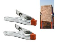 2 Pack - 7" inch Heavy Duty Spring Metal Clamp for Self-Healing Infinity Target Spring Clamps for Gun Targets, Rubber Shooting Straps, Archery Target