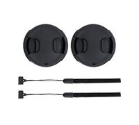 2-Pack 72mm Front Lens Cap Cover with Deluxe Cap Keeper for Nikon Z6 Z6II Z6III Z7 Z7II with Z 24-70mm f/4 S Kit Lens for Fujifilm X-T5 X-T4 X-T3 X-S10 with XF 16-80mm f/4 R Kit Lens & More 72mm Lens