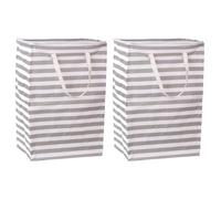 2 Pack 75L Large Laundry Hamper, Freestanding Laundry Basket With Extended Handle, Folding Washing Basket For Store And Transport Dirty Laundry