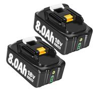 2 Pack 8.0Ah for Makita 18V Batteries Compatible with Makita LXT Tools