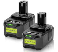 2 Pack 8.0Ah P108 Replacement Battery for Ryobi 18V Battery Compatible for Ryobi One+ RB18L40 RB18L50 RB18L13 RB18L15 RB18L25 P102 P103 P104 P105 P106 P107 with LED Indicator