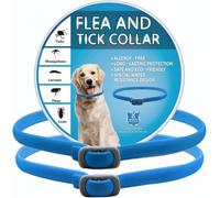 2 Pack - 8 Months Outdoor Dog Collar for Bushes and Grass, Waterproof Dog Collar for Small Medium Large Breed Puppies, One Size