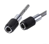 2 Pack 801/802 to 1/4 Inch Hex Shank Screwdriver Bit Holder with Quick Release and Built-in Magnet for Electric Drill Adapter Extension Tools