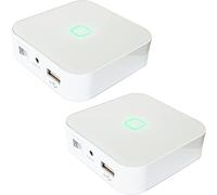 2 PACK 80W Mini WiFi Stereo Amplifier - Compact Wireless Music Streaming Multizone Amp - Bar/Restaurant Background Music Multi-Room App Control System