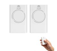 2 Pack 868MHZ Garage Door Opener, Gate Remote Fob Replacement Hand Transmitter Compatible with FAAC Garage Remote 2 Channels, XT4 868 SLH LR, XT4 868 SLH, XT2 868 SLH, XT2 868 SLH LR,White