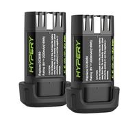 2-Pack 8V 2000mAh Li-ion Replacement Battery with Higher Safety and Longer Runtime - Compatible with Dewalt DCB080, DW4390, DCF680N1, DCF680N2 DCF680G2 Cordless Power Tools