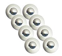 Eyelid LED Plinth Light Kit 8x Round Spotlight Kitchen Bathroom Floor Kick Panel