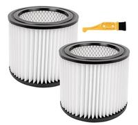 2 Pack 90398 HEPA Replacement Filter Compatible with Shop Vac 90398/118692, 9039800, 903-98-00, 9039833 Small Cartridge Filter Type AA, Fits Most 4 Gallon and Less Wet/Dry Vacuum Cleaner