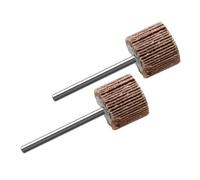 2-Pack 90mm Extra Long Abrasive Sanding Flap Wheel for Drill, Shank Grinding Heads for Metal & DIY Projects, Ideal for Workshops, Construction & Rotary Tools (6 * 35 * 90mm)