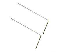 2-Pack 99.9% Pure Copper Dowsing Rods for Water Finding, Treasure Hunting and Paranormal Investigation, Metal Detector Probe Tools