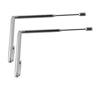 2 Pack 99.9% Pure Copper Dowsing Rods, Retractable Metal Detector for Water Gold Mineral Finding, Adjustable L-Shaped Divining Tools(silver)