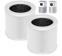 2 Pack A1 Replacement Filter Compatible with VEWIOR A1 Air Purifier, AMEIFU AP01W, KOIOS HQKJ-50 Air Pur ifier, 3-in-1 H13 True HEPA Air Cleaner Filter