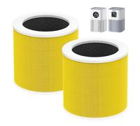 2 Pack A1 Replacement Filter Compatible with VEWIOR Air Purifier A1, HQSC-50, HQKJ-80, AMEIFU AP01W, KOIOS HQKJ-50, Tailulu PUR0003, 3-in-1 H13 True HEPA Air Cleaner Filter for Pet Hair Smell
