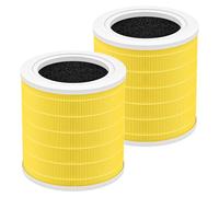 2 Pack A2001 Replacement Pet Filter, Compatible with A2001 Air Purifier, H13 True HEPA 3-in-1 High Efficiency Filtration, Compared Part #AF-2001, Yellow