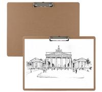 2-Pack A3 13 X 17 Clipboards, Hardboard with Low Profile Clips, Extra Large for Art & Office Use