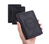 2 Pack A6 Pocket Notebook Mini Journal Notepad with Leather Cover Thick Paper 140Sheets Small Pocket Planner for To Do List and Note Jotting Travel Business Office Notebook for Writing Taking Note