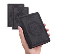 2 Pack A6 Pocket Notebook Mini Journal Notepad with Leather Cover Thick Paper 140Sheets Small Pocket Planner for To Do List and Note Jotting Travel Business Office Notebook for Writing Taking Note