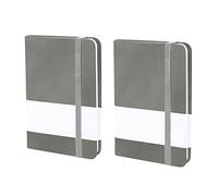 2 Pack A7 Pocket Notebook Mini Small Notepad Journal Diary Lined Notebook Hardback Notepad Travel Notebook Writing Note Books Memo Pad Elastic Closure 96 Pages Office School Stationery Supplies
