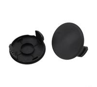 2-Pack ABS Spool Cap Cover for Hyper Tough String Trimmer HT19-401-003-06 & HT19-401-003-07 - 75mm Diameter × 33mm Height, Black Replacement Cover