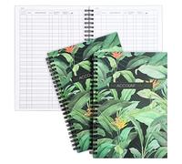 2 Pack Accounting Ledger Book for Bookkeeping, Money Spending Account Tracker Expense Notebook for Small Business (100 Pages)