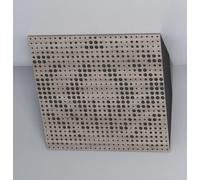 2 Pack - Acoustic Bass Traps "UNIVERSE- Horizont" for Ceiling Corner | Low Range Frequency Sound Absorbing | Corner Block for Home Studio and Theater | [ x2 UNIVERSE-H-100mm, Sonoma ]