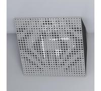 2 Pack - Acoustic Bass Traps "UNIVERSE- Horizont" for Ceiling Corner | Low Range Frequency Sound Absorbing | Corner Block for Home Studio and Theater | [ x2 UNIVERSE-H-150mm, White glossy plastic ]