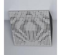 2 Pack - Acoustic Bass Traps "UNIVERSE- Horizont" for Ceiling Corner | Low Range Frequency Sound Absorbing | Corner Block for Home Studio and Theater | [ x2 UNIVERSE-H-100mm, White ]