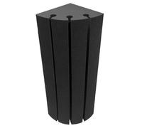 2 Pack - Acoustic Foam Corner Bass Traps | Acoustical Foam Panels | Audio Soundproofing Record Studio Treatment | Sound Insulated Angled Block | (2x LINE, 100cm (39.4 inches))