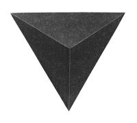 2 Pack - Acoustic Foam Corner Bass Traps | Acoustical Foam Panels | Audio Soundproofing Record Studio Treatment | Sound Insulated Angled Block | (2x TRIANGLE, 42cm (16.5 inches))