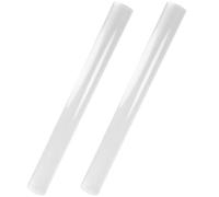 2 Pack Acrylic Clay Rollers, Hollow & Ultra Smooth Rolling Pin Tubes for Polymer Clay, DIY Crafts, Pottery & Art Projects