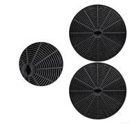 2-Pack Activated Carbon Filter for Kitchen Range Hood - 153 x 16 mm -Absorbing Replacement Filter, Black Charcoal Air Filter for Grease