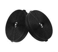 2-Pack Activated Carbon Filter for Kitchen Range Hood, 175 x 24 mm -Absorbing Replacement Filter, Black Charcoal Air Purification Filter