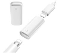 2-Pack Adapters for Apple Pencil 1st Generaion, Pencil Adapter Female to Female Charger Connector for iPad Stylus, 12.9-in iPad Pro 1st/2nd, iPad 9th/8th/7th/6th/5th, iPad mini 5th Air 3rd